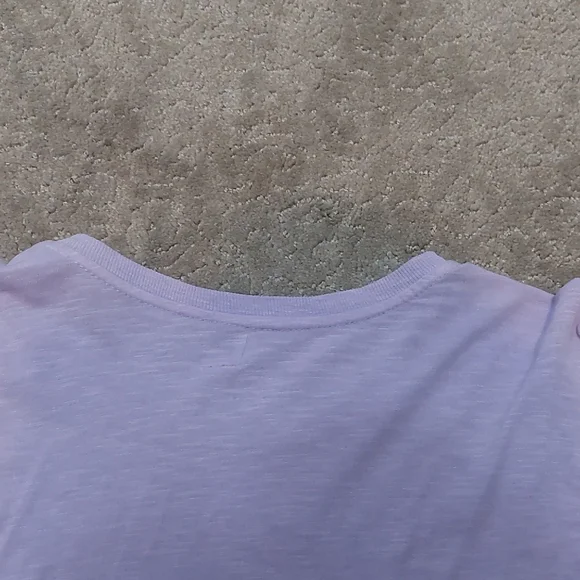 Pilcro Lavender Long Sleeve Top with Gathered Sleeves Size XL - Picture 5 of 6